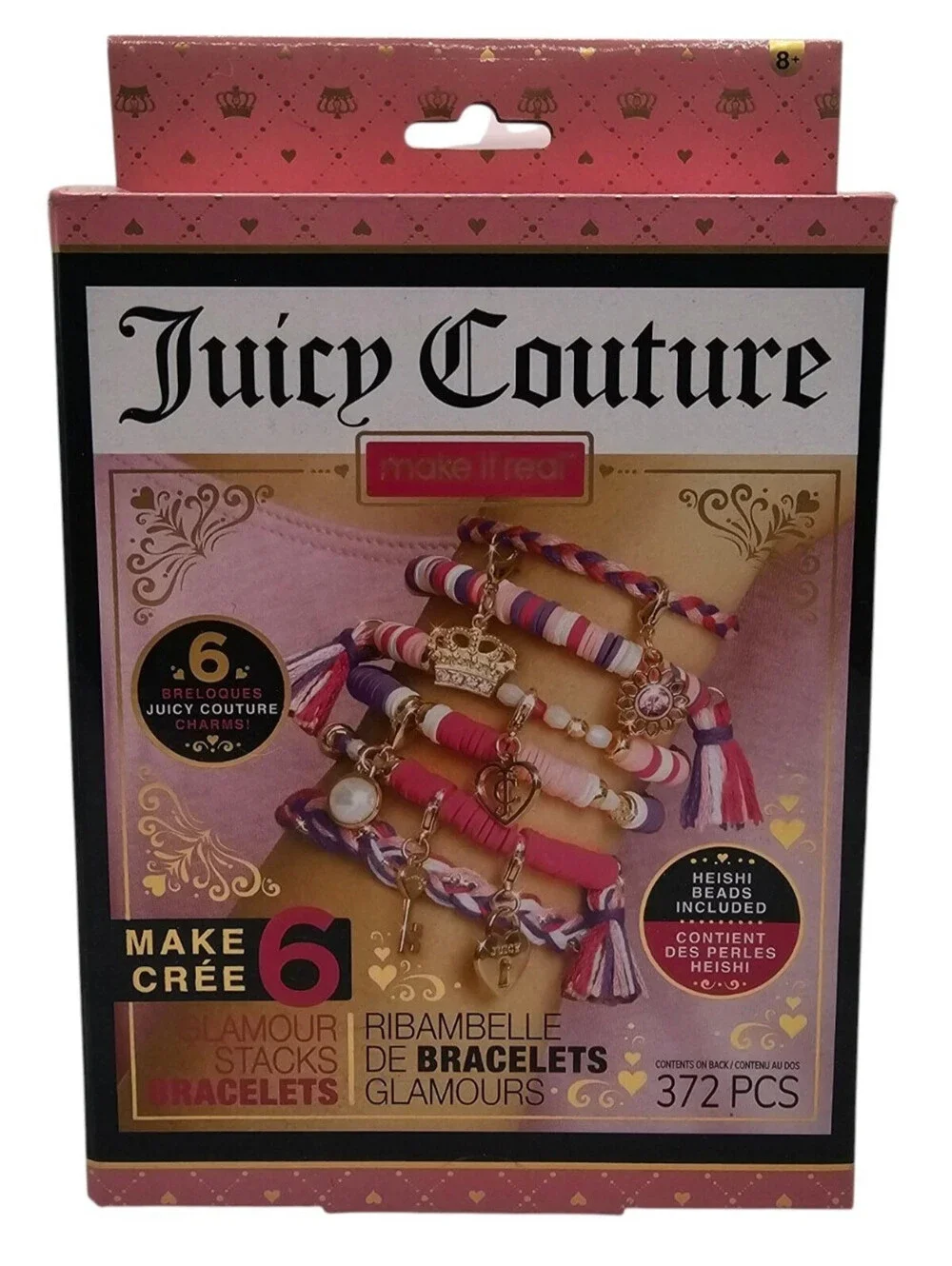 Make It Real Juicy Couture Glamour Stacks bracelet making kit